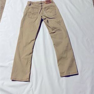 Levi’s 511 Slim Fit Kaki Jeans for Girls. Size 12 Regular w/inside Adj. waist.
